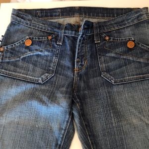 Vintage Rock & Republic flared jeans.